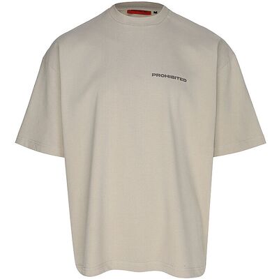 PROHIBITED T-Shirt beige XL M PROHIBITED T-Shirt beige XL M