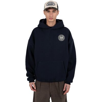 PROHIBITED Kapuzensweater - Hoodie HORSE RACER dunkelblau XL M PROHIBITED Kapuzensweater - Hoodie HORSE RACER dunkelblau XL M