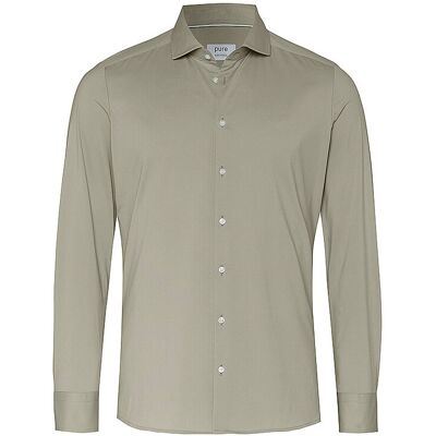 Pure Hemd Slim Fit beige 39 M Pure Hemd Slim Fit beige 39 M