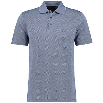 RAGMAN Poloshirt FISHNET dunkelblau S M RAGMAN Poloshirt FISHNET dunkelblau S M