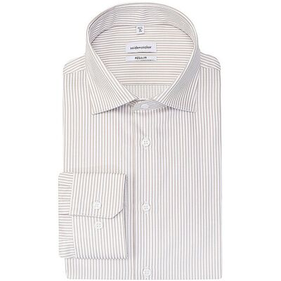 SEIDENSTICKER Hemd Regular Fit hellbraun 38 M SEIDENSTICKER Hemd Regular Fit hellbraun 38 M
