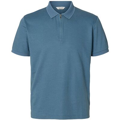 SELECTED Poloshirt SLHFAVE blau L M SELECTED Poloshirt SLHFAVE blau L M