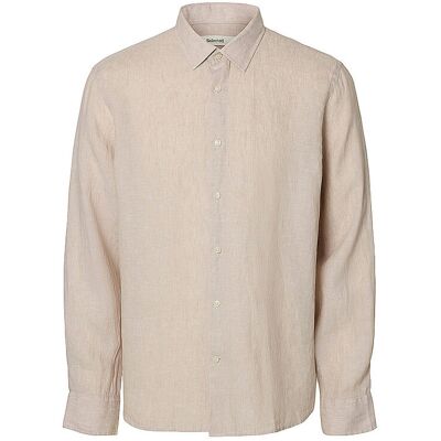 SELECTED Leinenhemd SLHREGKYLIAN-LINEN beige S M SELECTED Leinenhemd SLHREGKYLIAN-LINEN beige S M