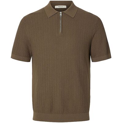 SELECTED Poloshirt SLHCRAN braun XL M SELECTED Poloshirt SLHCRAN braun XL M