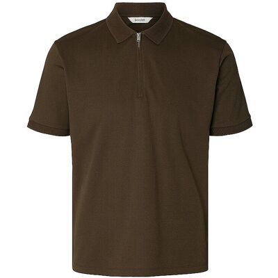 SELECTED Poloshirt SLMFAVE braun S M SELECTED Poloshirt SLMFAVE braun S M