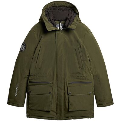 SUPERDRY Parka CITY PADDED dunkelgrün S M SUPERDRY Parka CITY PADDED dunkelgrün S M