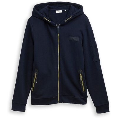 TOM TAILOR Sweatjacke blau M M TOM TAILOR Sweatjacke blau M M