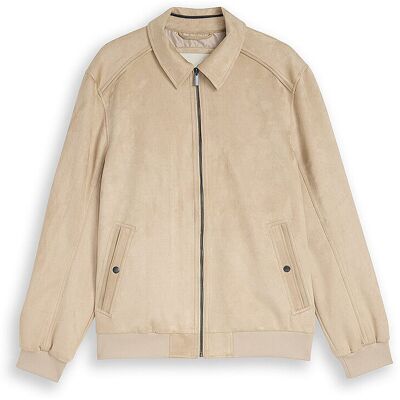 TOM TAILOR Lederjacke beige XL M TOM TAILOR Lederjacke beige XL M