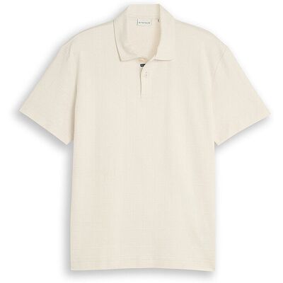 TOM TAILOR Poloshirt weiss XXL M TOM TAILOR Poloshirt weiss XXL M