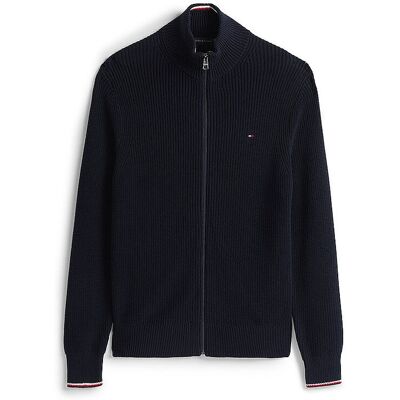 Tommy Hilfiger Strickjacke blau L M Tommy Hilfiger Strickjacke blau L M