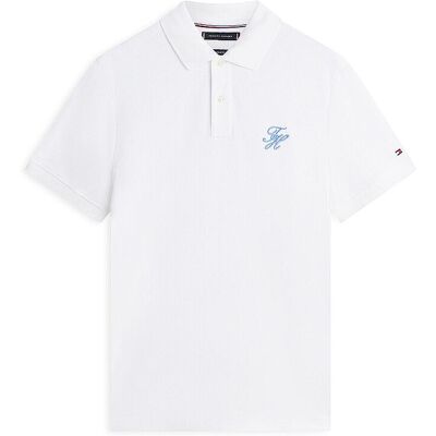 Tommy Hilfiger Poloshirt TH SCRIPT weiss S M Tommy Hilfiger Poloshirt TH SCRIPT weiss S M