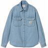 Carhartt Wip Overshirt Harvey  Hellblau L