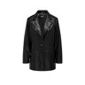 Only Blazer In Lederoptik Onlheidi Schwarz L