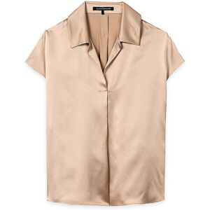 LUISA CERANO Seidenbluse hellbraun 42 W
