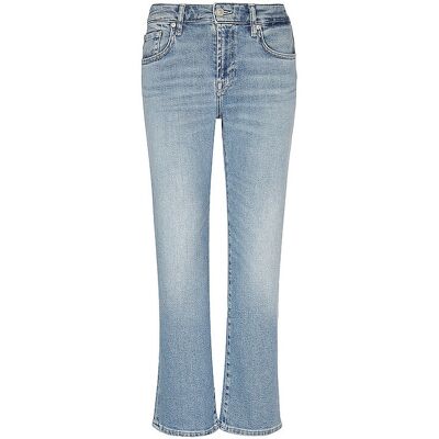 7 FOR ALL MANKIND Jeans Straight Fit CALIE hellblau 28 W 7 FOR ALL MANKIND Jeans Straight Fit CALIE hellblau 28 W