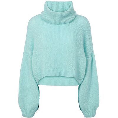AMERICAN DREAMS Rollkragenpullover ANDREA türkis M/L W AMERICAN DREAMS Rollkragenpullover ANDREA türkis M/L W