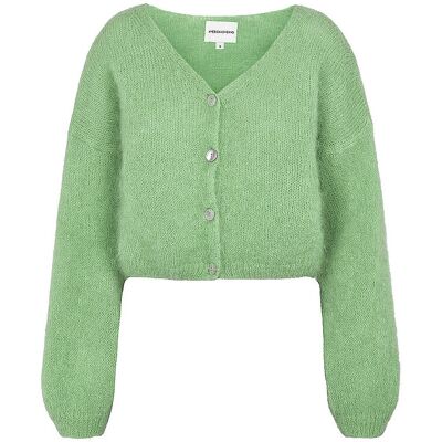 AMERICAN DREAMS Cardigan Cropped Fit CORNELIA grün M W AMERICAN DREAMS Cardigan Cropped Fit CORNELIA grün M W