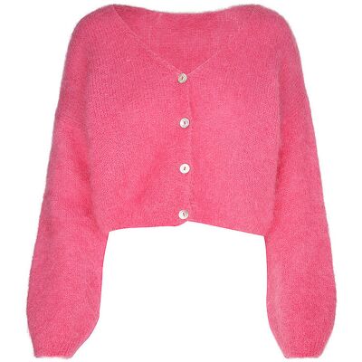AMERICAN DREAMS Cardigan Cropped Fit CORNELIA pink M W AMERICAN DREAMS Cardigan Cropped Fit CORNELIA pink M W
