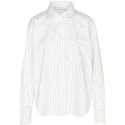 ANINE BING Bluse BRAXTON weiss M W ANINE BING Bluse BRAXTON weiss M W