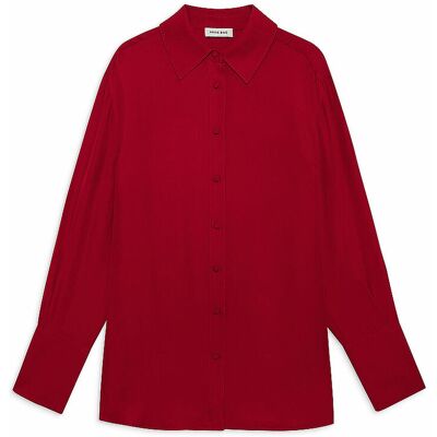 ANINE BING Bluse BRIDGET rot S W ANINE BING Bluse BRIDGET rot S W