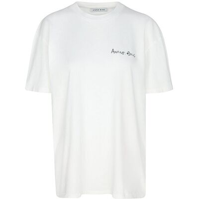 ANINE BING T-Shirt WALKER weiss XS W ANINE BING T-Shirt WALKER weiss XS W