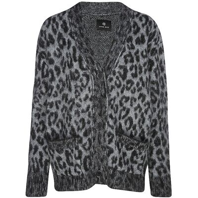ANINE BING Cardigan BANK grau S W ANINE BING Cardigan BANK grau S W