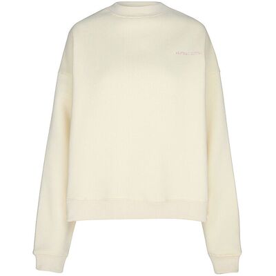 ANOTHER COTTON LAB Sweater MAT ESSENTIALS creme M W ANOTHER COTTON LAB Sweater MAT ESSENTIALS creme M W