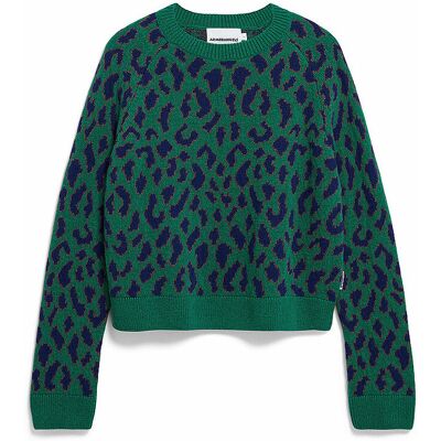 ARMEDANGELS Pullover DILIRIAA LEOPAA grün L W ARMEDANGELS Pullover DILIRIAA LEOPAA grün L W