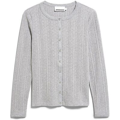ARMEDANGELS Cardigan POINTELLE hellgrau L W ARMEDANGELS Cardigan POINTELLE hellgrau L W