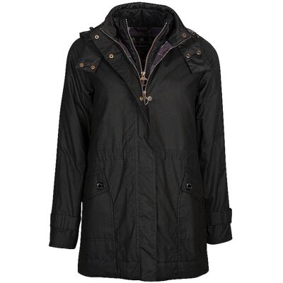 BARBOUR Wachsparka CANNICH schwarz 38 W BARBOUR Wachsparka CANNICH schwarz 38 W