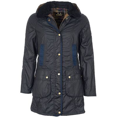 BARBOUR Parka BOWER WAX dunkelblau 38 W BARBOUR Parka BOWER WAX dunkelblau 38 W