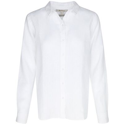 BARBOUR Leinenhemd MARINE weiss 34 W BARBOUR Leinenhemd MARINE weiss 34 W