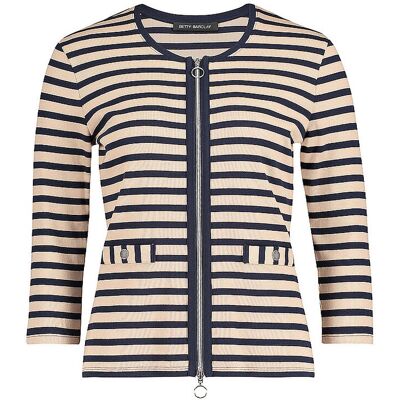 BETTY BARCLAY Sweatjacke beige 48 W BETTY BARCLAY Sweatjacke beige 48 W
