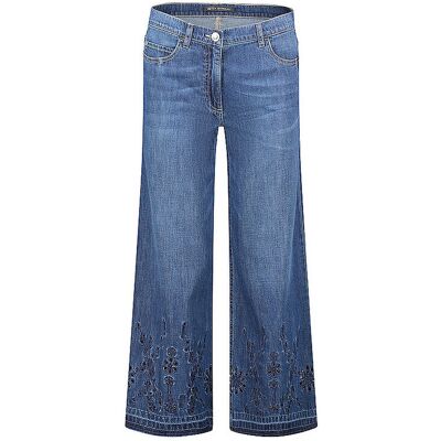 BETTY BARCLAY Jeans Wide Leg 7/8 blau 44 W BETTY BARCLAY Jeans Wide Leg 7/8 blau 44 W