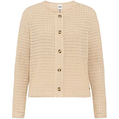 BRAX Strickjacke BRENDA L beige 44 W BRAX Strickjacke BRENDA L beige 44 W