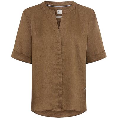 BRAX Leinenblusenshirt VERI braun 40 W BRAX Leinenblusenshirt VERI braun 40 W