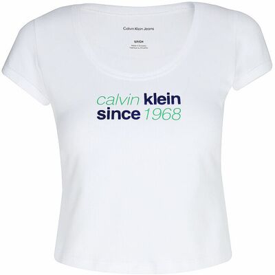 Calvin KLEIN JEANS T-Shirt weiss S W Calvin KLEIN JEANS T-Shirt weiss S W