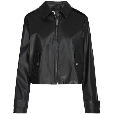 Calvin KLEIN JEANS Jacke in Lederoptik schwarz XL W Calvin KLEIN JEANS Jacke in Lederoptik schwarz XL W