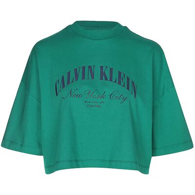 Calvin KLEIN JEANS T-Shirt dunkelgrün S W Calvin KLEIN JEANS T-Shirt dunkelgrün S W