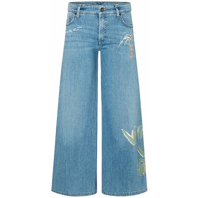 CAMBIO Jeans Wide Leg 7/8 PALAZZO CROPPED blau 36/L30 W CAMBIO Jeans Wide Leg 7/8 PALAZZO CROPPED blau 36/L30 W