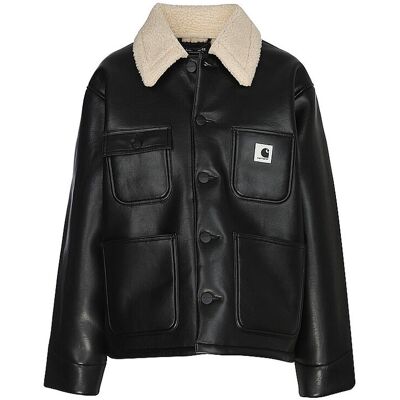 CARHARTT WIP Jacke in Lederoptik SHEPTON OG MICHIGAN schwarz S W CARHARTT WIP Jacke in Lederoptik SHEPTON OG MICHIGAN schwarz S W
