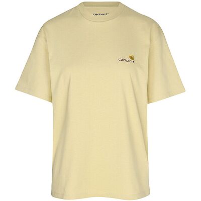 CARHARTT WIP T-Shirt AMERICAN SCRIPT senf M W CARHARTT WIP T-Shirt AMERICAN SCRIPT senf M W