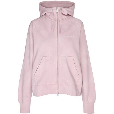 CARHARTT WIP Sweatjacke PAINTER rosa S W CARHARTT WIP Sweatjacke PAINTER rosa S W