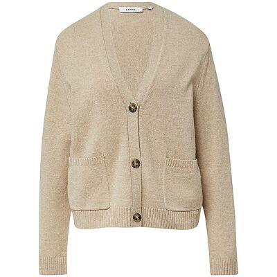 COMMA Stickjacke beige 42 W COMMA Stickjacke beige 42 W