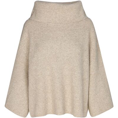 COMMA Rollkragenpullover beige XL W COMMA Rollkragenpullover beige XL W