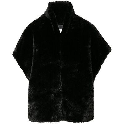 COMMA Gilet in Felloptik schwarz S W COMMA Gilet in Felloptik schwarz S W
