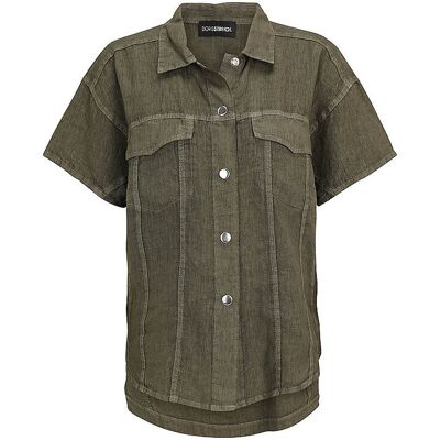 DORIS STREICH Bluse olive 50 W DORIS STREICH Bluse olive 50 W