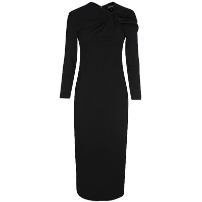 Giorgio Armani EMPORIO ARMANI Midikleid schwarz 36 W Giorgio Armani EMPORIO ARMANI Midikleid schwarz 36 W