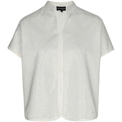 Giorgio Armani EMPORIO ARMANI Blusenshirt hellgrau 36 W Giorgio Armani EMPORIO ARMANI Blusenshirt hellgrau 36 W