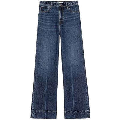 FRAME Jeans Wide Leg THE SLICE FLARE dunkelblau 27 W FRAME Jeans Wide Leg THE SLICE FLARE dunkelblau 27 W